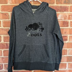 Roots Black Hoodie Sweatshirt